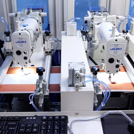 Mattress Sewing Machine Automatic Mattress Border Side Stitching Production Line