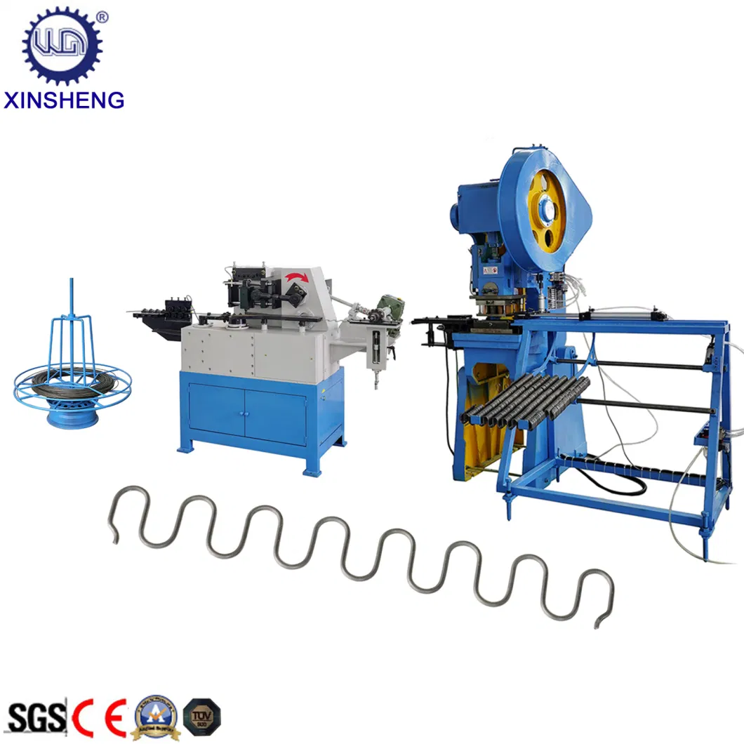 S Shaped Springs Manufacture Zig Zag Sofa Spring Production Line