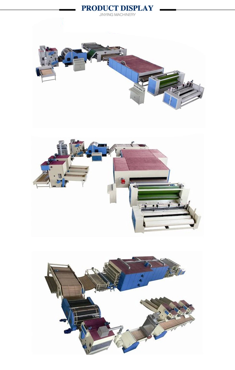 High Quality Mattress Thermal Bonded Wadding Production Line