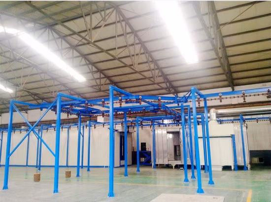 Full Automatic Spraying Line Electrostatic Powder Coating Line for Electrical Appliance