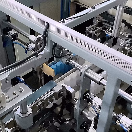 Máquina automática de produção de colchões, cola adesiva hotmelt, conjunto de molas de bolso/linha de montagem